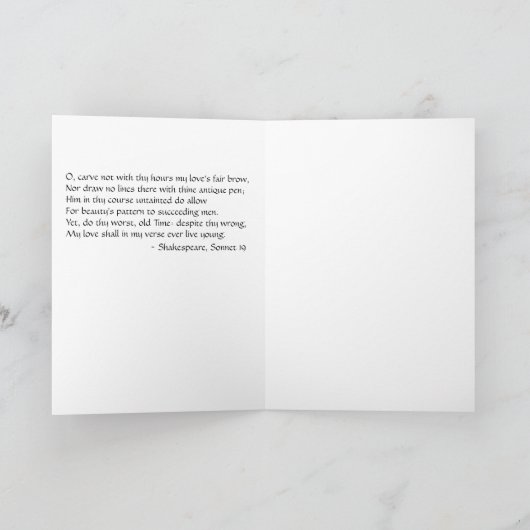 Liebe - Amor Karte (Innenseite)