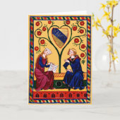 Liebe - Amor Karte (Gelbe Blume)