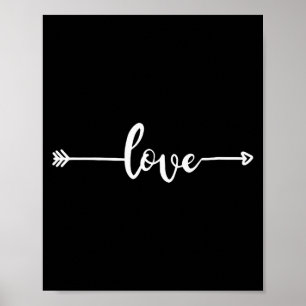 Liebe Amor Pfeil Valentinstag Liebe Herz Paare  Poster