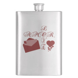Liebe Amor Valentine Design Flachmann