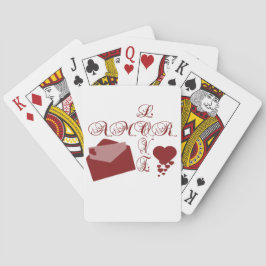Liebe Amor Valentine Design Spielkarten