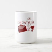 Liebe Amor Valentine Design Verwandlungstasse (Zentrum)