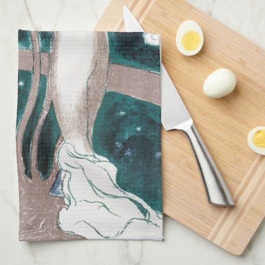 Liebe (Amour), Maurice Denis Geschirrtuch (Viertel Falte)