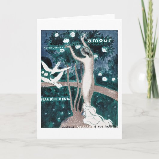 Liebe (Amour), Maurice Denis Karte (Vorderseite)