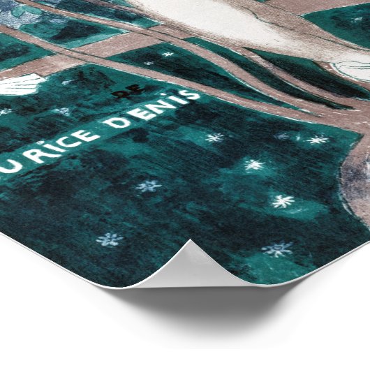 Liebe (Amour), Maurice Denis Poster (Ecke)