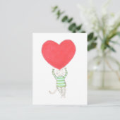 Liebe, Amour Postkarte (Stehend Vorderseite)