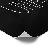 Liebe an Animal Anatole France Handschrift Letter  Poster (Ecke)