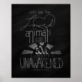 Liebe an Animal Anatole France Handschrift Letter  Poster (Vorne)