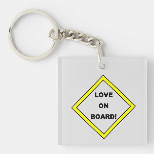 LIEBE AN BORD! Schlüsselanhänger (Vorderseite)