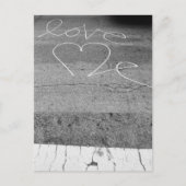 Liebe an der Straße Postkarte (Vorderseite)