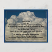 Liebe an die Eltern Postkarte (Vorderseite)