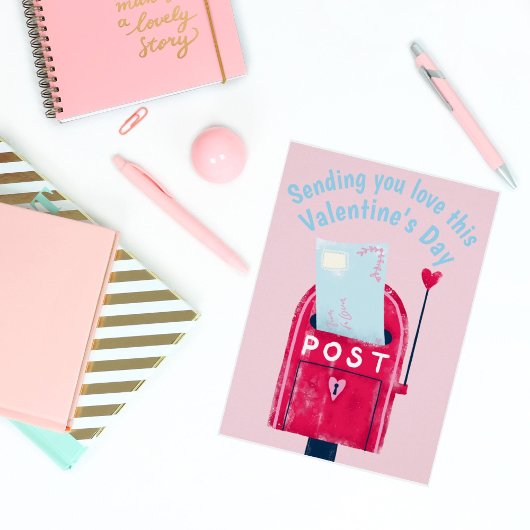 Liebe an diesen Valentinstag schicken Feiertagskarte