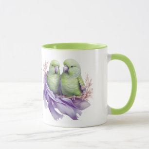 Liebe an einer Zweigstelle - Zwei Vögel in Harmoni Tasse