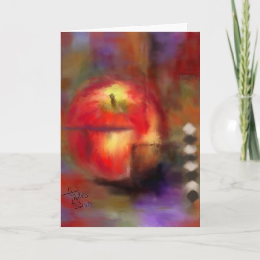 Liebe an erster Stelle Karte (Vorderseite)