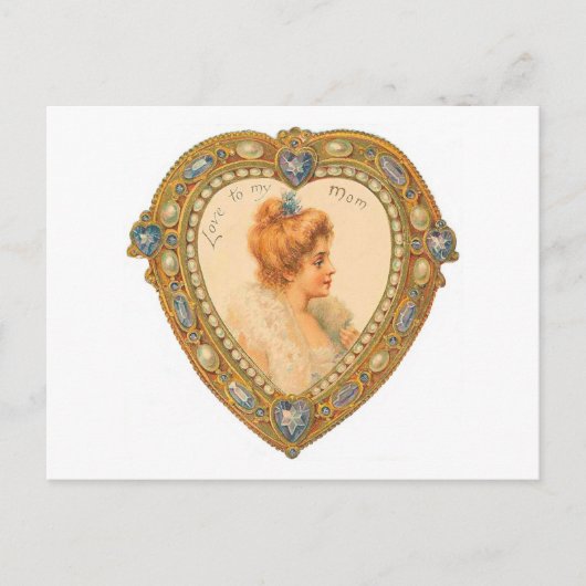 Liebe an meine Mutter Postkarte (Vorderseite)