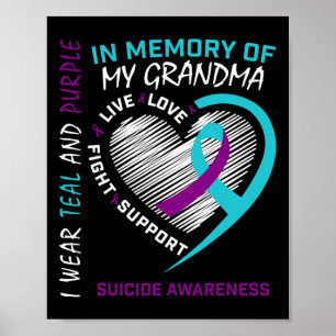 Liebe an Oma Selbstmord Bewusstsein P Poster