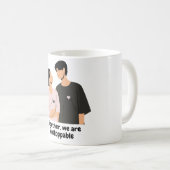 Liebe an Sie ihm ihr Valentinstag Kaffeetasse (VorderseiteRechts)