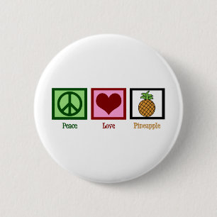 Liebe Ananas Button