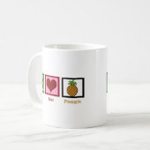 Liebe Ananas Kaffeetasse (Vorderseite Links)