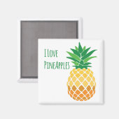 Liebe Ananas Magnet (Vorderseite/Rückseite)