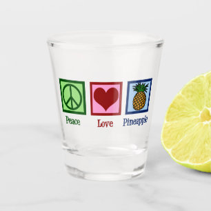 Liebe Ananas Schnapsglas