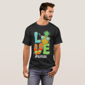 Liebe Ananas Summer Speech Language Pathologe  T-Shirt (Vorne ganz)
