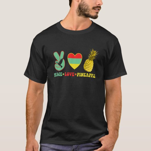 Liebe Ananas T-Shirt (Vorderseite)