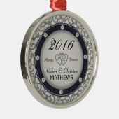 Liebe-Andenken Ornament Aus Metall (Rechts)