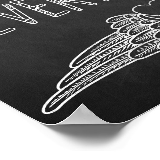 Liebe Anführungskunst Poster (Ecke)