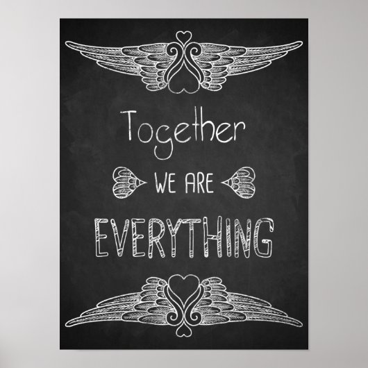 Liebe Anführungskunst Poster (Vorne)