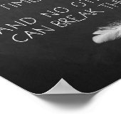 Liebe Anführungskunst Poster (Ecke)