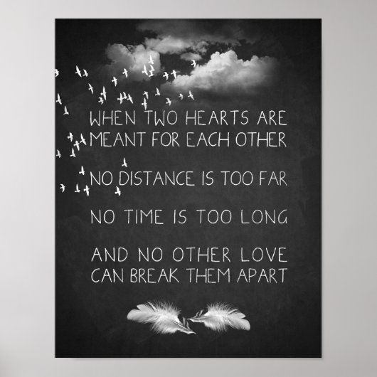 Liebe Anführungskunst Poster (Vorne)