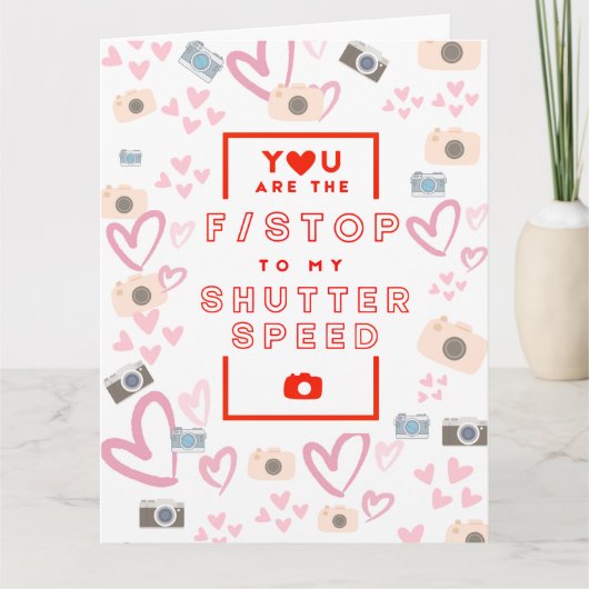 Liebe-Angebot für Fotografen Karte (Vorderseite)