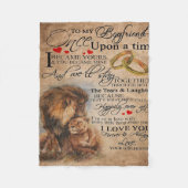 Liebe-Angebot für Freund | Funny Quotes vorhanden Fleecedecke (Vorderseite)