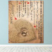 Liebe-Angebot für Freund | Funny Quotes vorhanden Leinwanddruck (Insitu (Holzboden))