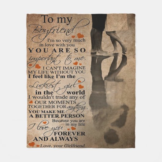 Liebe-Angebot für Freund | Witziges Geschenk für i Fleecedecke (Vorderseite)