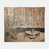 Liebe-Angebot für Freund | Witziges Geschenk für i Fleecedecke (Vorderseite (Horizontal))