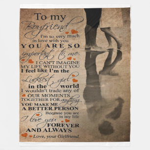 Liebe-Angebot für Freund   Witziges Geschenk für i Fleecedecke