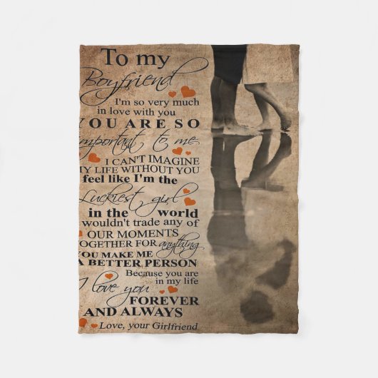 Liebe-Angebot für Freund | Witziges Geschenk für i Fleecedecke (Vorderseite)