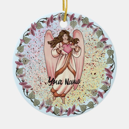 Liebe Angel Keramik Ornament (Vorne)