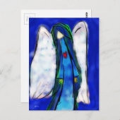 Liebe Angel Postkarte (Vorne/Hinten)