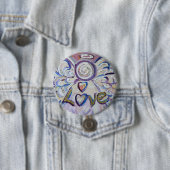 Liebe Angel Word Art Button Pendant Tasten (Beispiel)