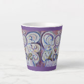 Liebe Angel Word Art Custom Latte Tasse Cup (Vorderseite)