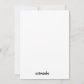 Liebe Ankündigung (Rückseite)