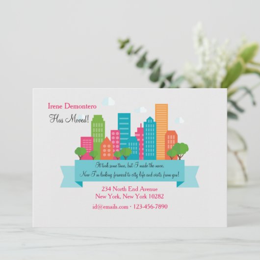 Liebe Ankündigung zum Stadtleben (Stehend Vorderseite)