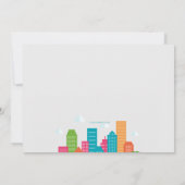 Liebe Ankündigung zum Stadtleben (Rückseite)