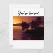 Liebe Ankündigungspostkarte (Vorne/Hinten)