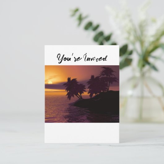 Liebe Ankündigungspostkarte (Stehend Vorderseite)