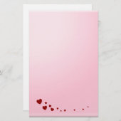 Liebe-Anmerkungen Briefpapier (Vorne/Hinten)