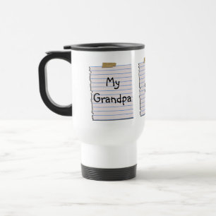 Liebe-Anmerkungen für Großvater-Tasse Reisebecher